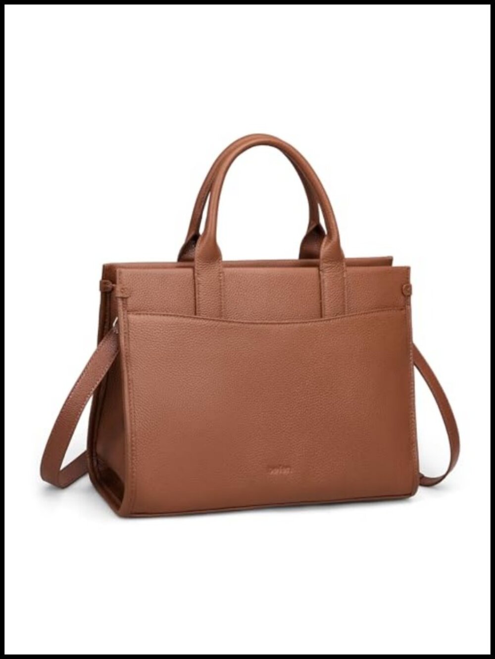Genuine Leather Satchel Crossbody Tote Handbag Purse